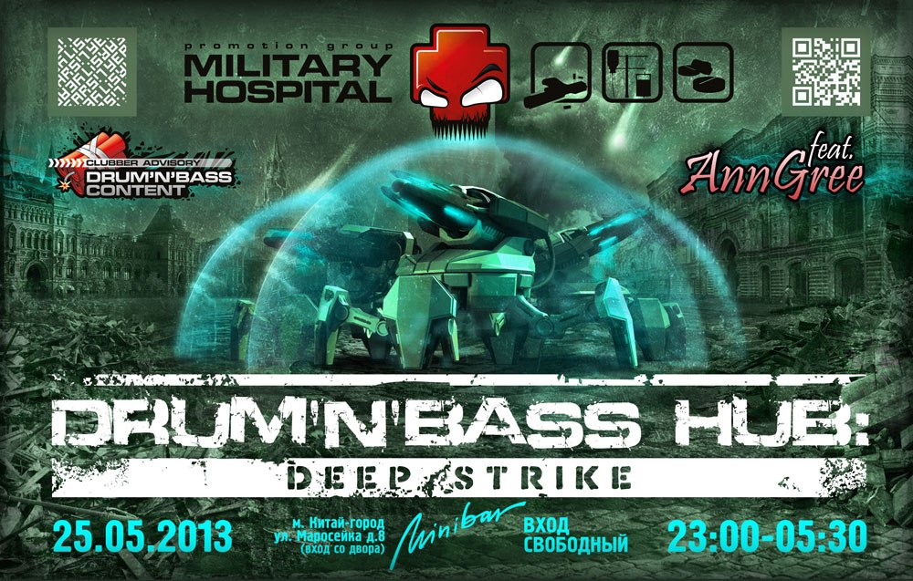 Deep strike. Hospital Drum and Bass 2012. Hard 'n' Bass кардио.